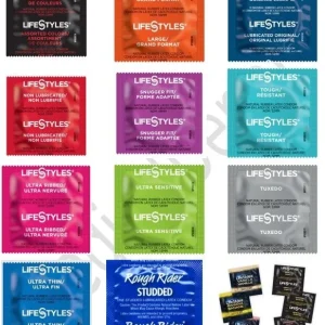 Condones LifeStyles Surtidos - Caja 1000 Unidades
