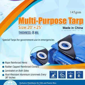 Carpas Azules Tamaño 20’x25’